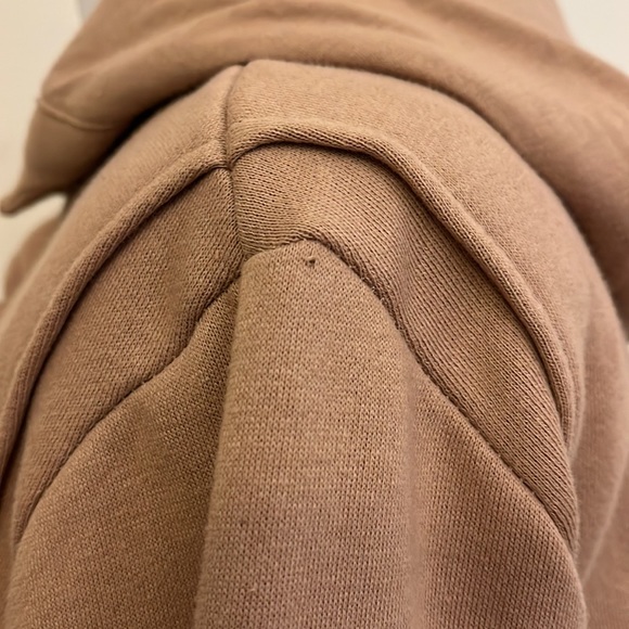 Torrid Tan Hooded Toggle Coat - Picture 5 of 9